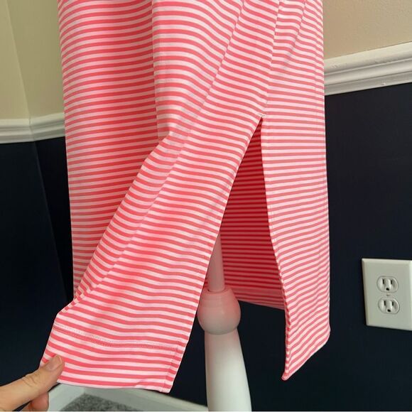 Vineyard Vines Striped Sleeveless Midi Margo Dress NEW Size XS Pink - Picture 7 of 11